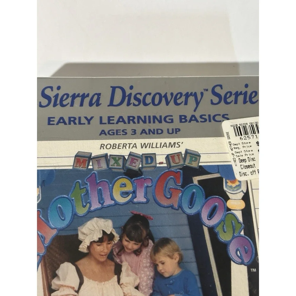 Roberta Williams' Mixed-Up Mother Goose, 1991, Big‎ Box, New & Sealed